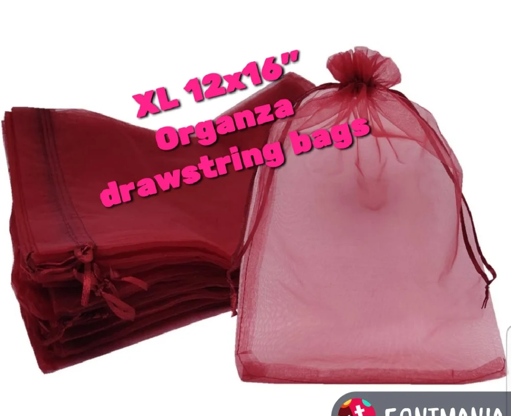 ✅️10 ct 12x16 Inches Organza Gift Bags with …